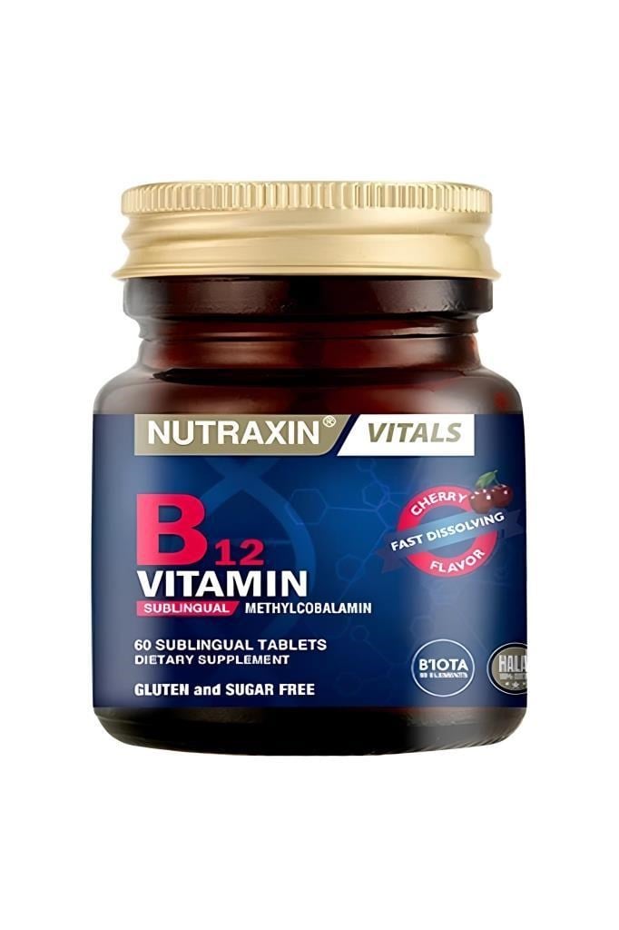 Nutraxin B12 Vitamin 1000 mcg 60 Tablet | VitaminNutraxin B12 Vitamin 1000 mcg 60 TabletNutraxin