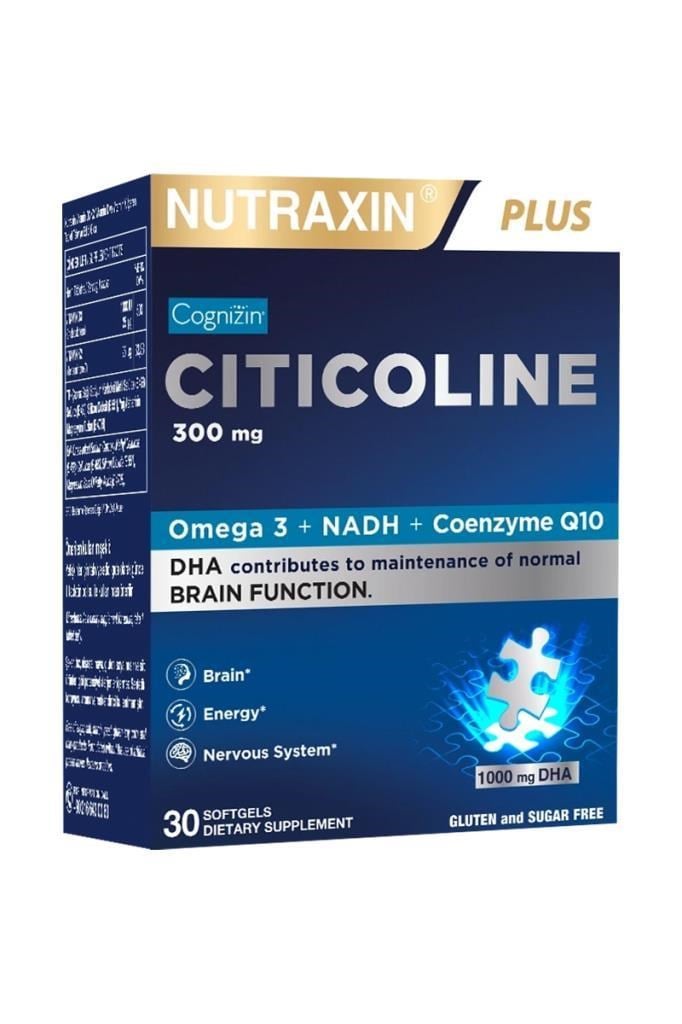 Nutraxin Plus Sitikolin 300 mg 30 KapsülNutraxin