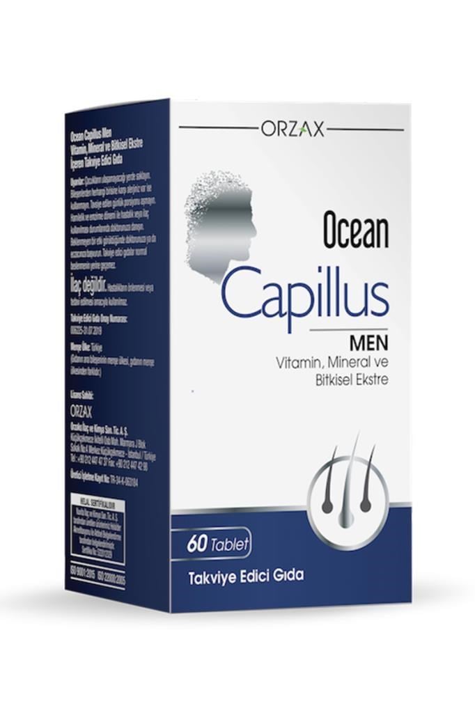 Ocean Capillus Men 60 Tablet Erkek Gıda Takviyesi | Hızlı KargoOcean Capillus Men 60 TabletOcean