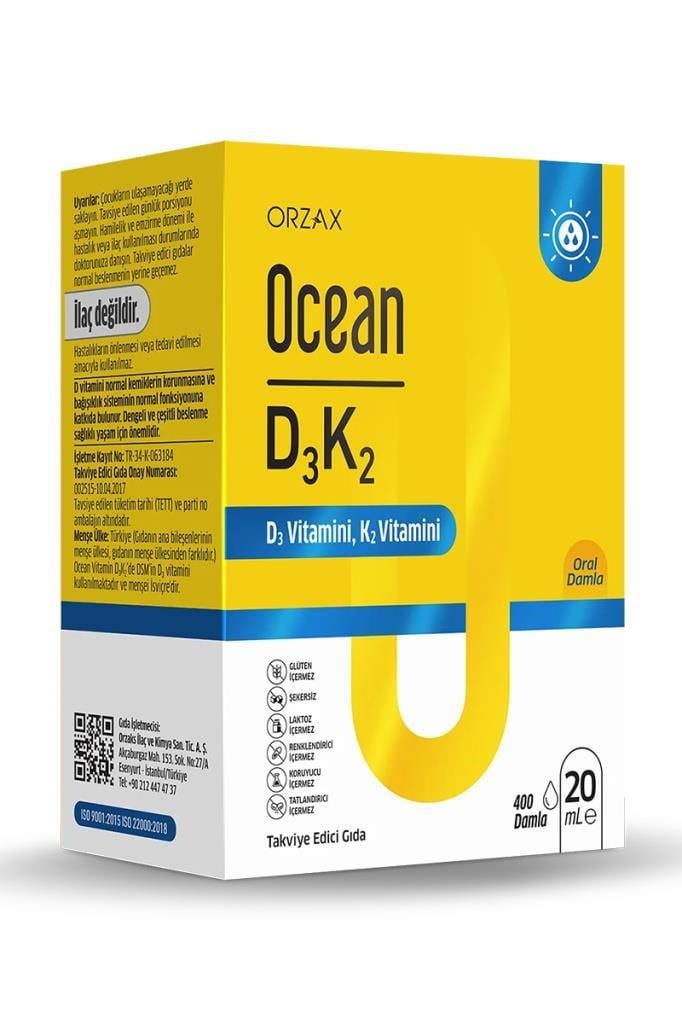Ocean D3K2 Damla 20 ml