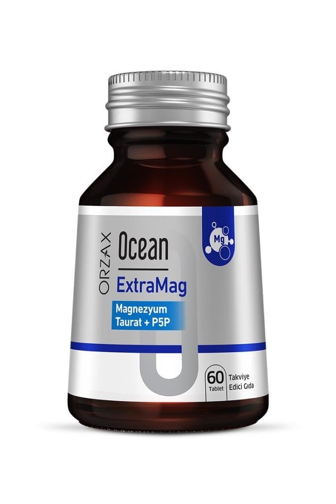 Ocean Extramag Magnezyum Taurat 60 Tablet Ocean Extramag Magnezyum Taurat + P5P 60 TabletOcean