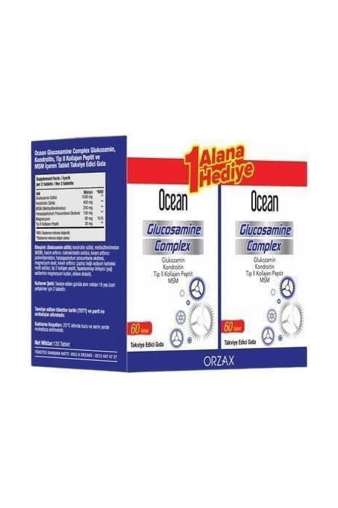 Ocean Glukozamin Kompleks 60 Tablet Takviye | Hızlı KargoOcean Glucosamine Complex 60 Tablet - 1 Alana 1 HediyeOcean