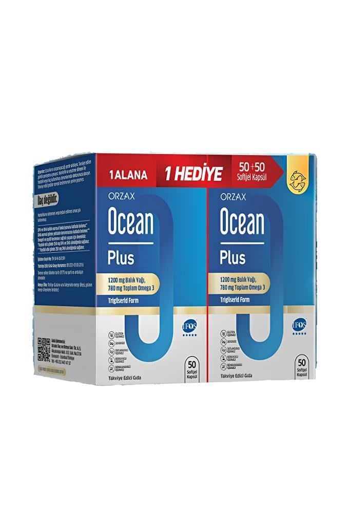 Ocean Plus Balık Yağı 1200 mg 100 Kapsül - Omega3 | Hızlı KargoOcean Plus Balık Yağı 1200 mg 100 KapsülOcean