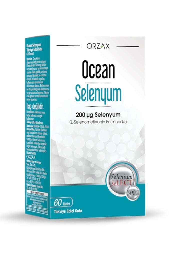 Ocean Selenyum 200 mcg 60 Tablet Takviye | Hızlı KargoOcean Selenyum 200 mcg 60 TabletOcean