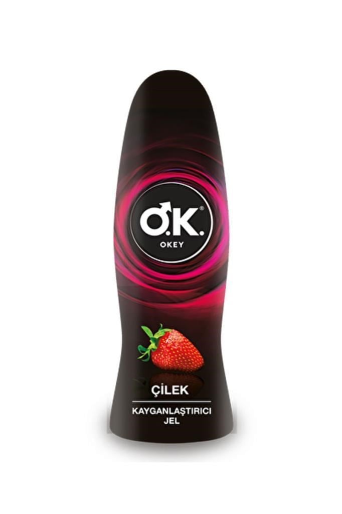Okey Çilek Su Bazlı Kayganlaştırıcı Jel 50 mlOkey Çilek Su Bazlı Kayganlaştırıcı Jel 50 mlOkey