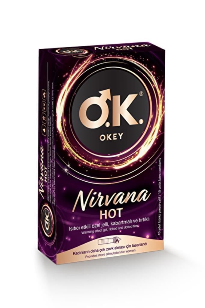 Okey Nirvana Hot 10’lu Prezervatif | Sıcak TemasOkey Nirvana Hot 10lu PrezervatifOkey
