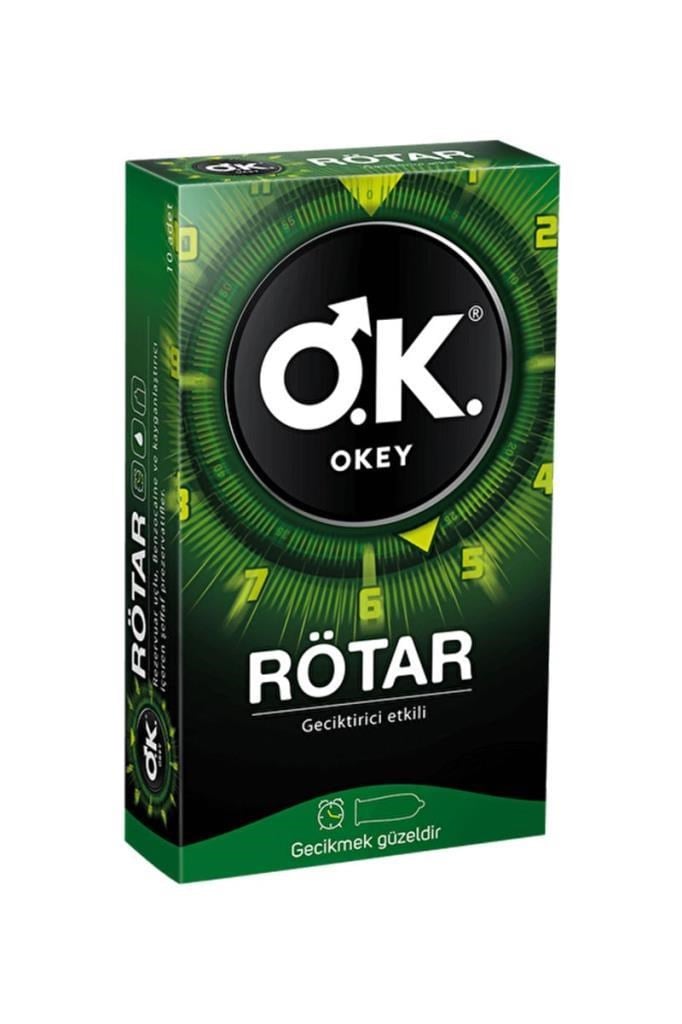 Okey Rötar 10’lu Prezervatif Geciktirici | Uzun HazlarOkey Rötar 10lu PrezervatifOkey