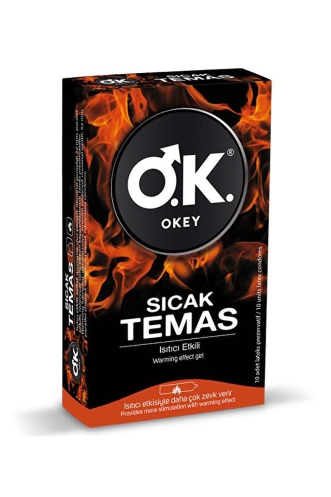 Okey Sıcak Temas 10'lu Prezervatif | Teni HissetOkey Sıcak Temas 10lu PrezervatifOkey