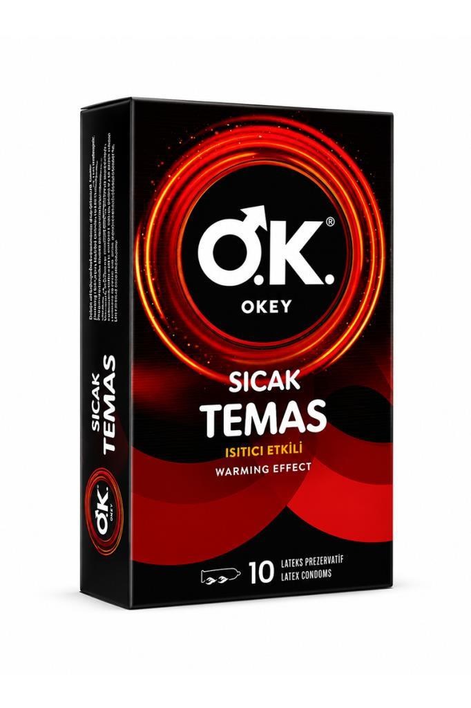 Okey Sıcak Temas 10'lu Prezervatif | Teni HissetOkey Sıcak Temas 10lu PrezervatifOkey