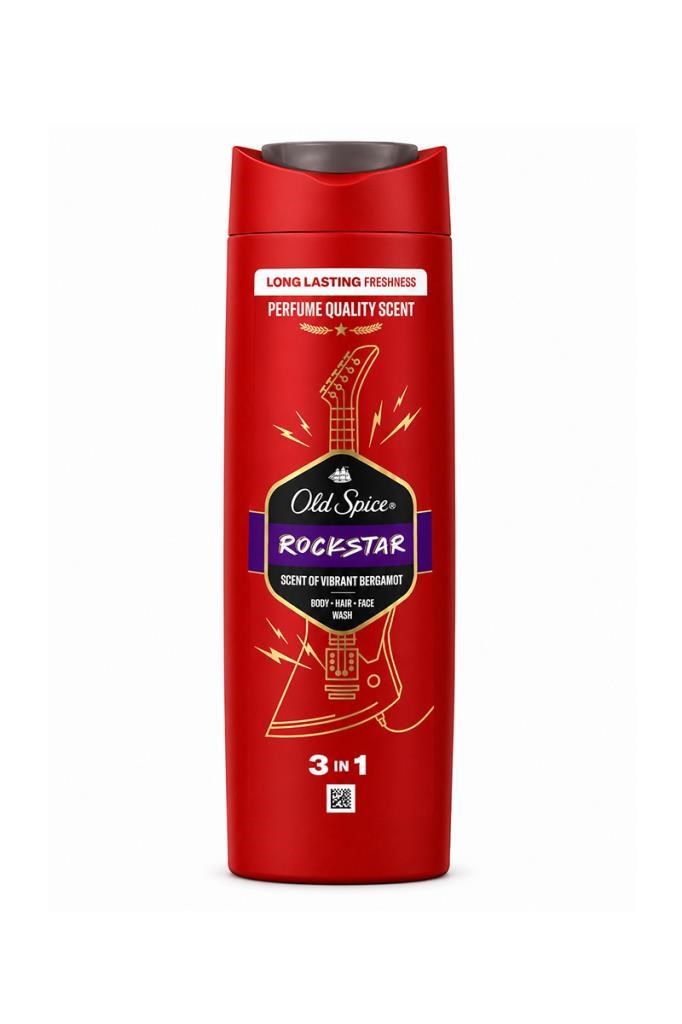 Old Spice Rockstar 3 in1 Şampuan + Duş Jeli 400 mlOld Spıce