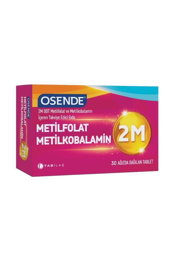 Osende 2M ODT Metilfolat Metilkobalamin 30 TabletOsende 2M ODT Metilfolat Metilkobalamin 30 TabletOsende