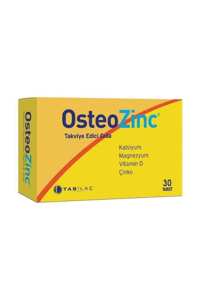 OsteoZinc 30 Tablet Kalsiyum Magnezyum ÇinkoOsteoZinc 30 TabletOsteozinc