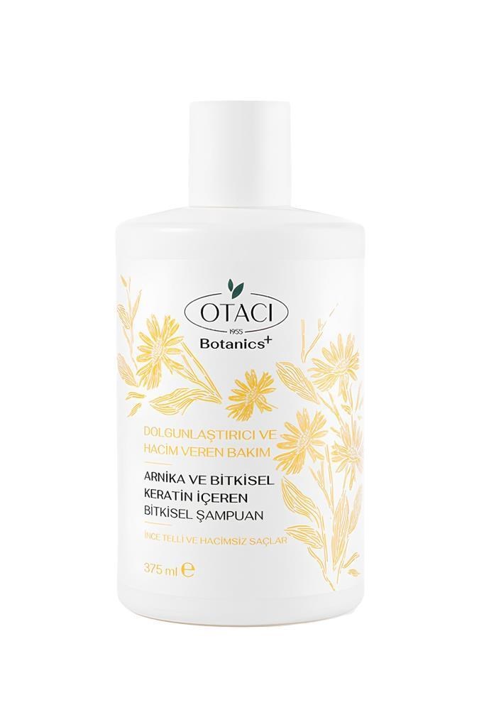 Otacı Botanics+ Hacim Veren Şampuan 375 mlOtacı Botanics+ Arnika ve Bitkisel Keratin içeren 375 ml Dolgunluk ve Hacim Veren ŞampuanOtacı