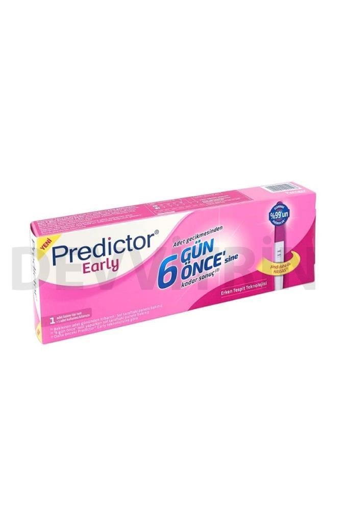 Predictor Early Erken Gebelik Testi 1 Adet Predictor Early Erken Gebelik TestiPredictor