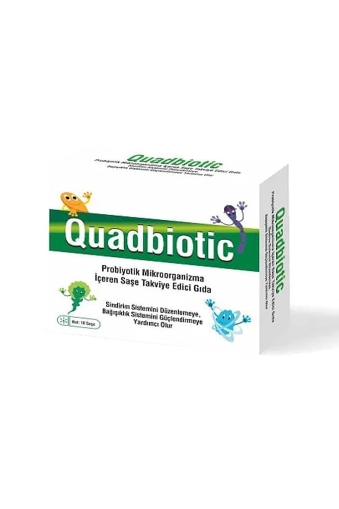 Quadbiotic Probiyotik 10 Saşe Takviye Quadbiotic Probiyotik 10 SaşeQuadbiotic