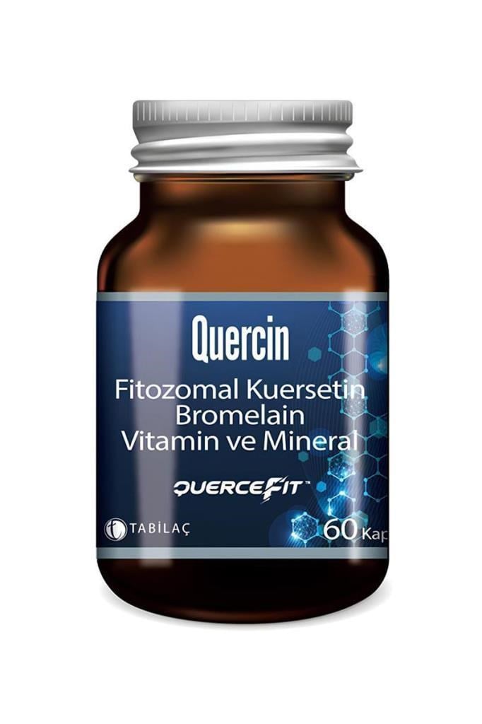 Quercin Kuersetin Bromelain 60 Kapsül Takviye Quercin Fitozomal Kuersetin Bromelain 60 KapsülQuercin