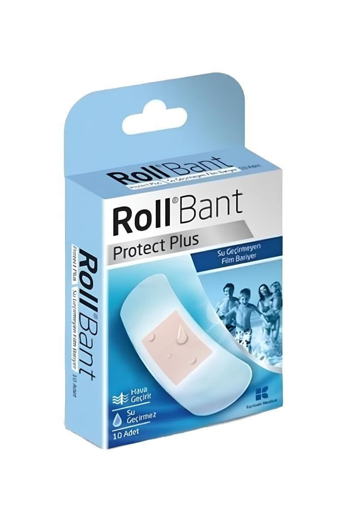 Roll Bant Protect Plus Su Geçirmeyen Yara BandıRoll Bant Protect Plus 10lu Su Geçirmeyen Film Yara BandıRoll Bant