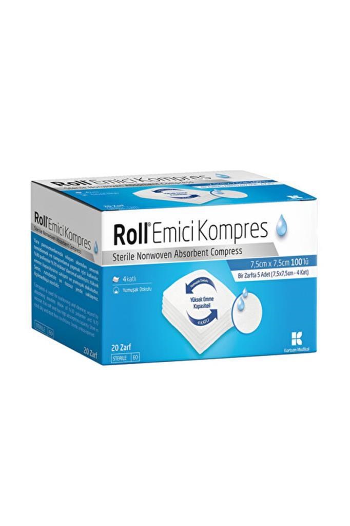Roll Steril Emici Kompres Nonwoven Gazlı Bez 100 AdetRoll Streril
