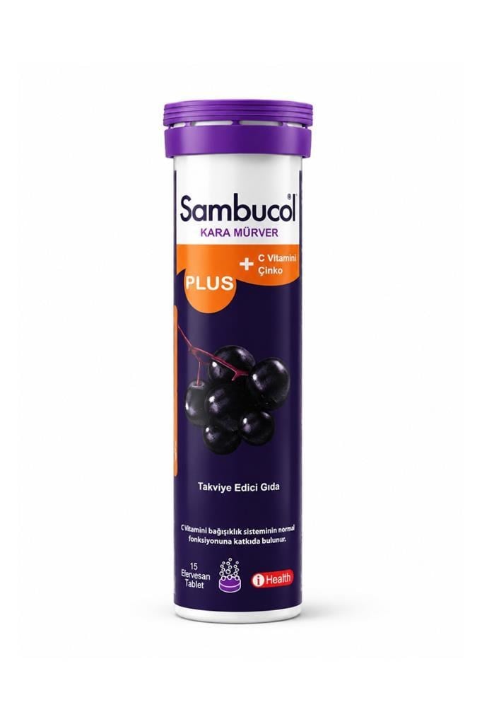 Sambucol Plus Black Elderberry 15 Tablet Sambucol Plus 15 Efervesan TabletSambucol