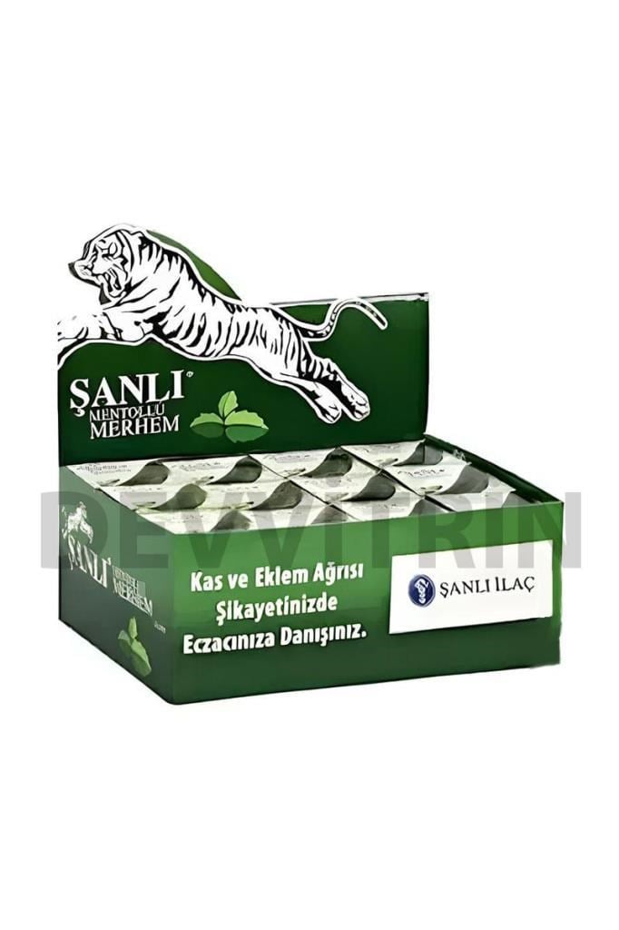 Şanlı Mentollü Merhem 5 gr 24'lü Numune Seti Şanlı Mentollü Merhem 5 grŞanlı