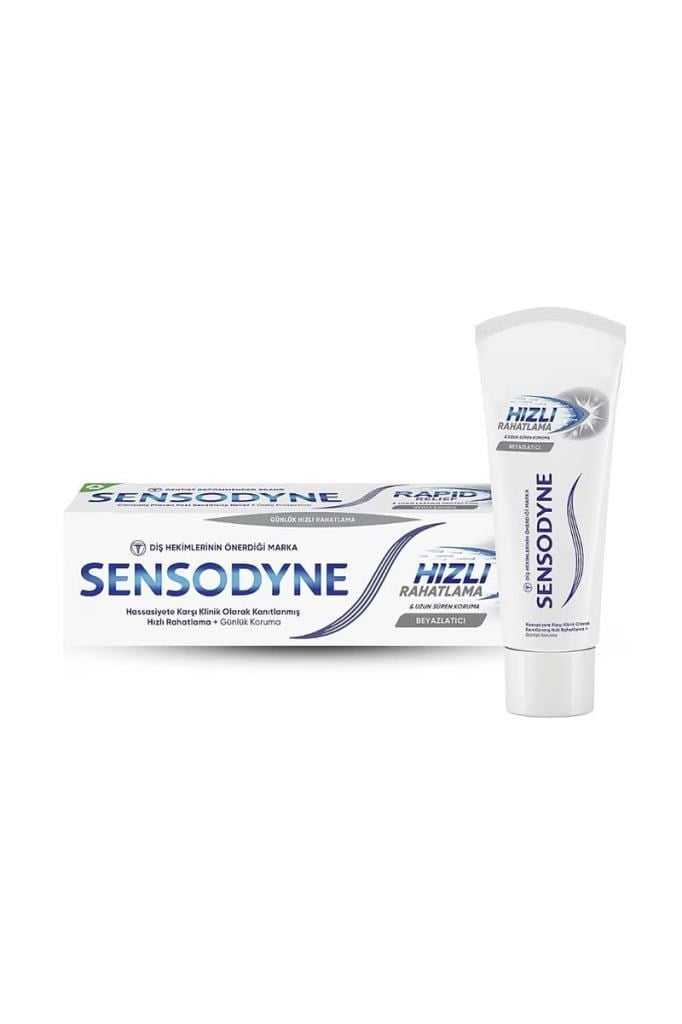 Sensodyne Hızlı Rahatlama Beyazlatıcı 75 ml Sensodyne Diş Macunu Hızlı Rahatlama Beyazlatıcı 75 mlSensodyne