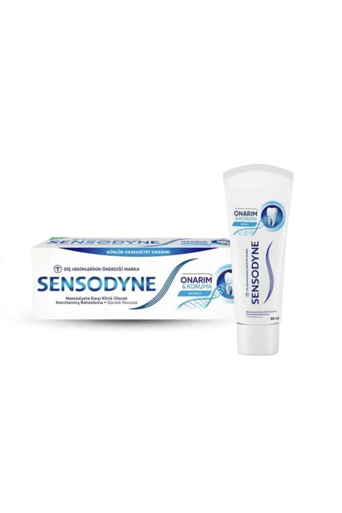 Sensodyne Onarım Koruma Naneli 75 ml Diş Macunu Sensodyne Onarım ve Koruma 75 ml Florürlü Diş MacunuSensodyne