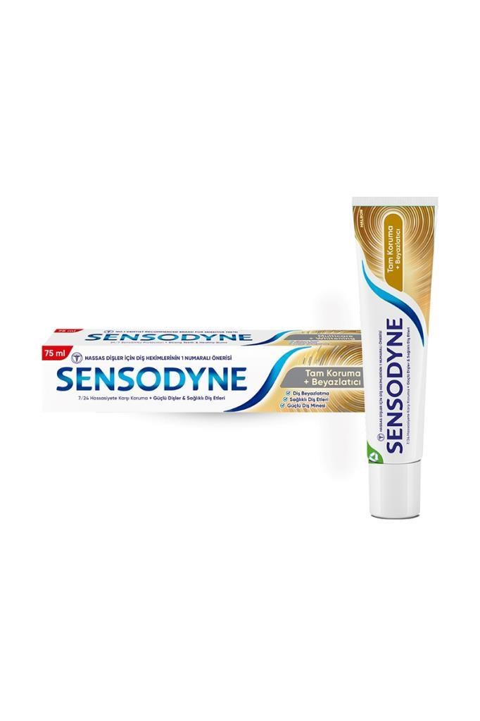 Sensodyne Tam Koruma Beyazlatıcı Florürlü Diş Macunu 75 mlSensodyne