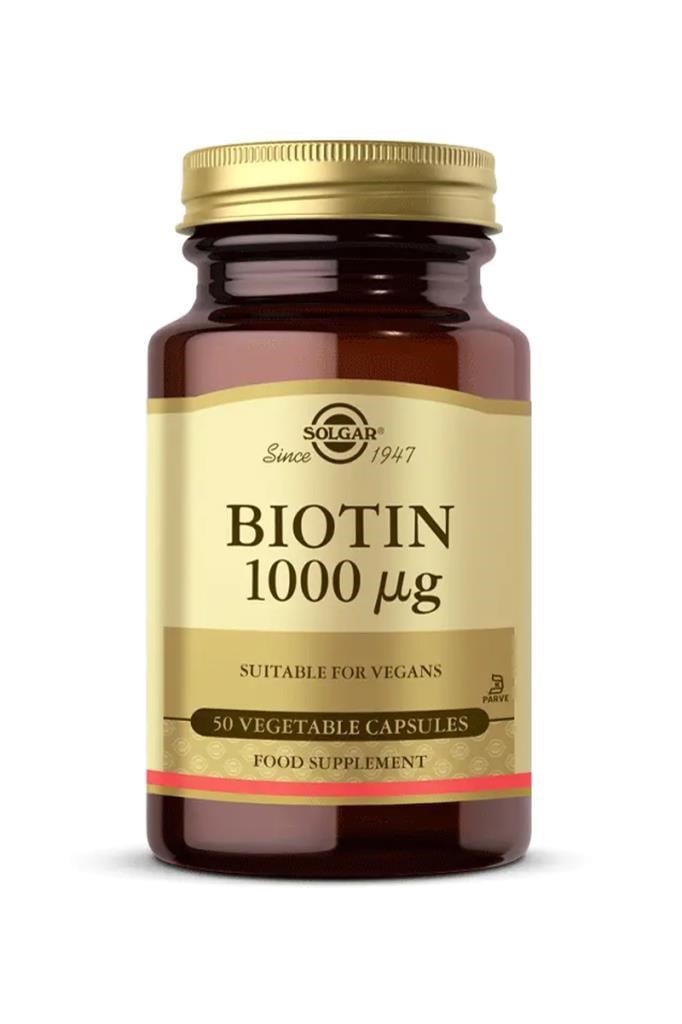 Solgar Biotin 1000 mcg 50 Kapsül Saç ve Cilt    Solgar Biotin 1000 mcg 50 KapsülSolgar