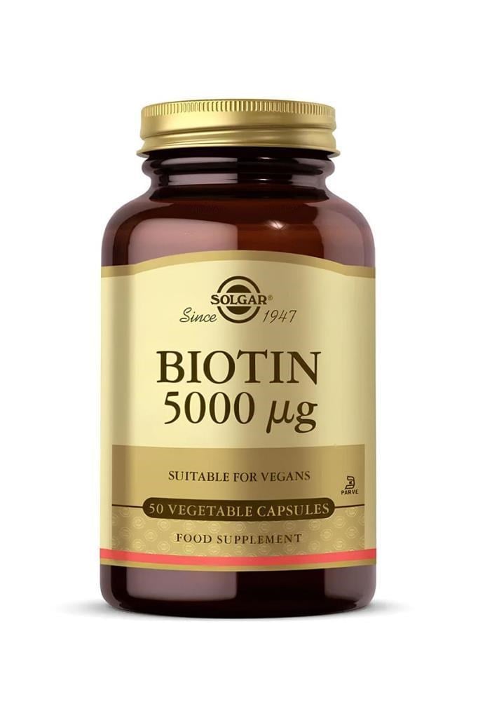 Solgar Biotin 5000 mcg 50 Kapsül | Saç Desteği    Solgar Biotin 5000 Mcg 50 KapsülSolgar
