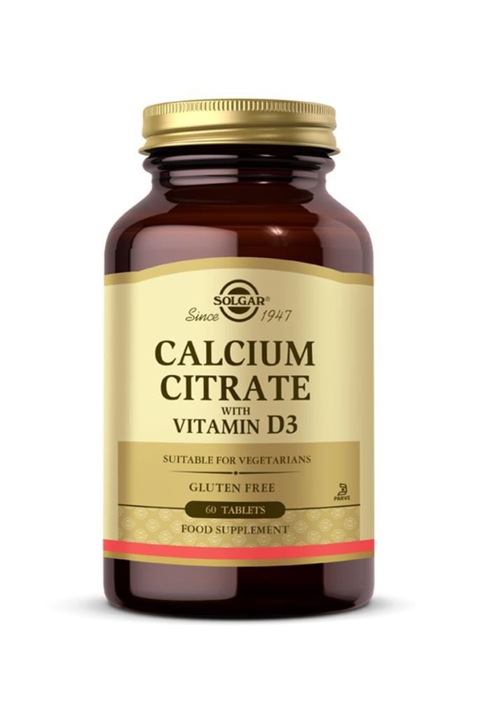 Solgar Calcium Citrate with Vitamin D3 250 mg 60 TabletSolgar Calcium Citrate With Vitamin D3 60 TabletSolgar