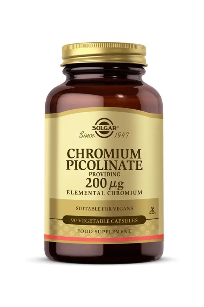 Solgar Chromium Picolinate 200 mcg 90 Kapsül | KromSolgar Chromium Picolinate 200 mcg 90 KapsülSolgar