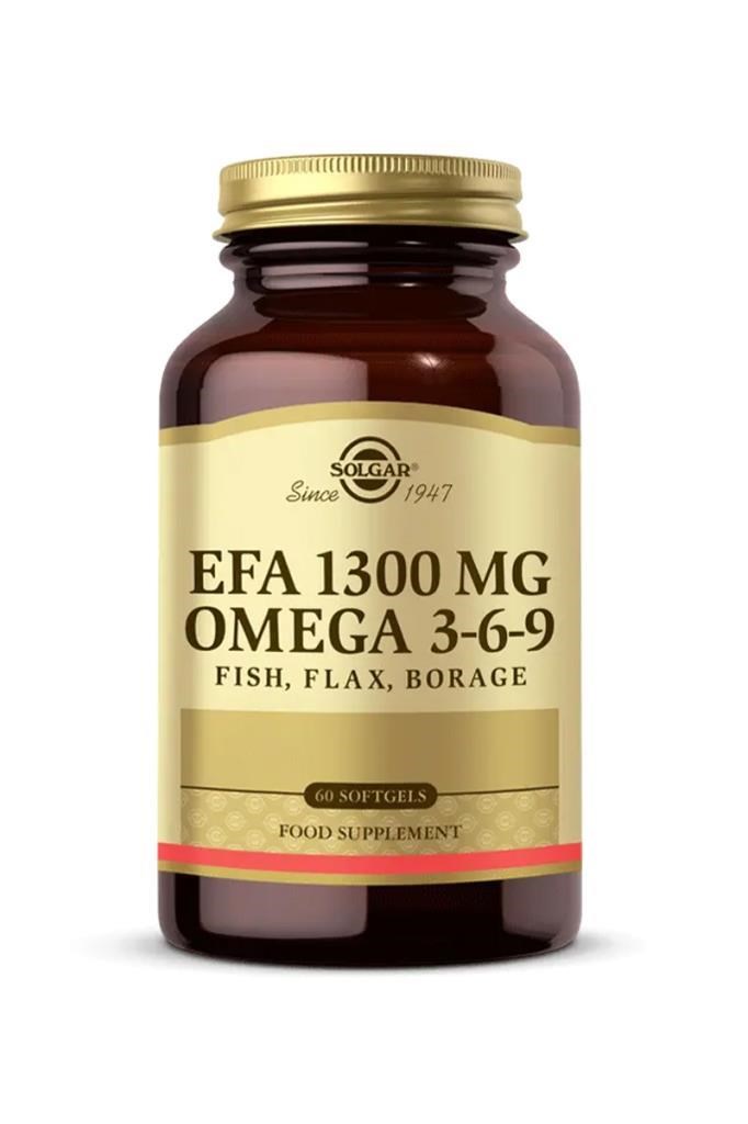 Solgar Omega 3|6|9 EFA 1300 mg 60 Kapsül    Solgar Omega 3-6-9 EFA 1300 mg 60 KapsülSolgar