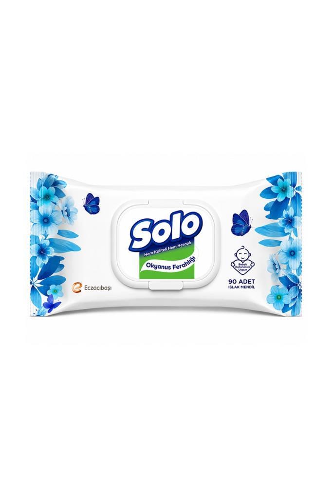 Solo Okyanus Ferahlığı 90 Yaprak Islak HavluSolo