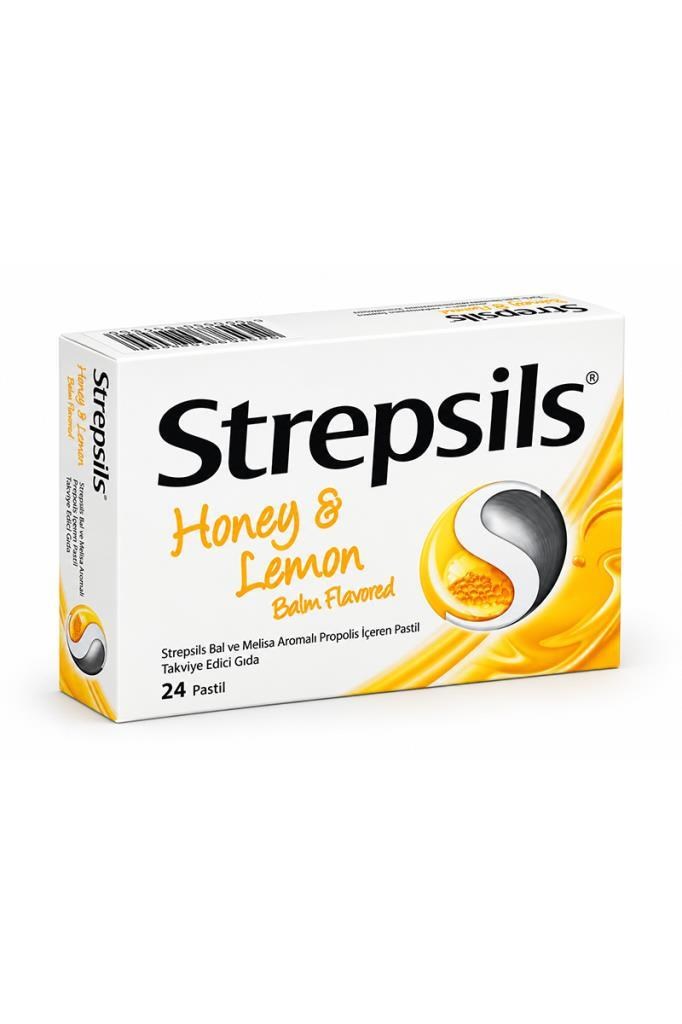 Strepsils Bal ve Limon Aromalı 24 Pastil Strepsils Bal ve Limon Aromalı 24lü PastilStrepsils