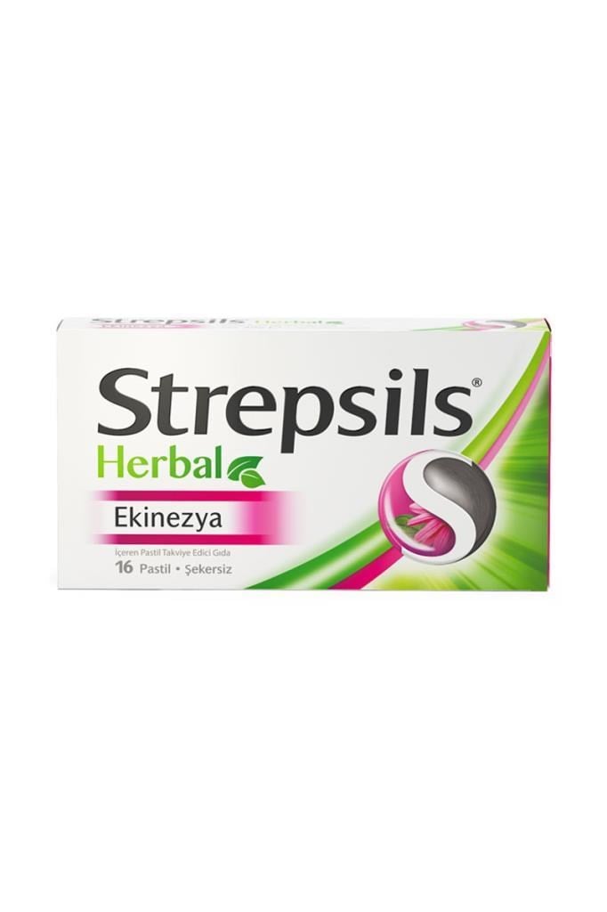 Strepsils Herbal Ekinezya Aromalı 16'lı Pastil Strepsils Herbal Ekinezya Aromalı 16lı PastilStrepsils