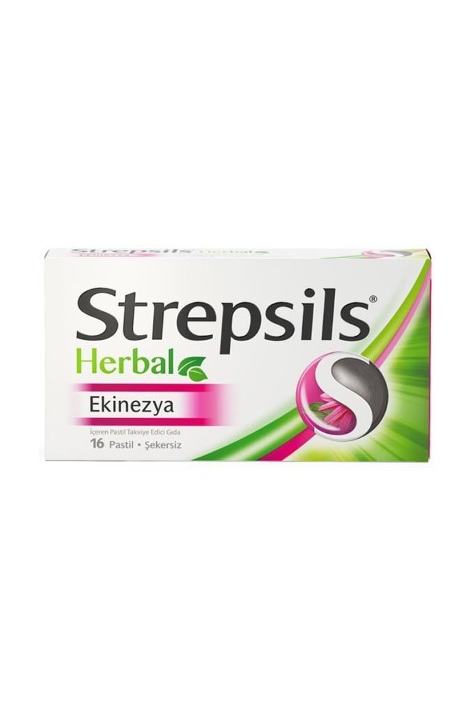 Strepsils Herbal Ekinezya Aromalı 16'lı Pastil Strepsils Herbal Ekinezya Aromalı 16lı PastilStrepsils