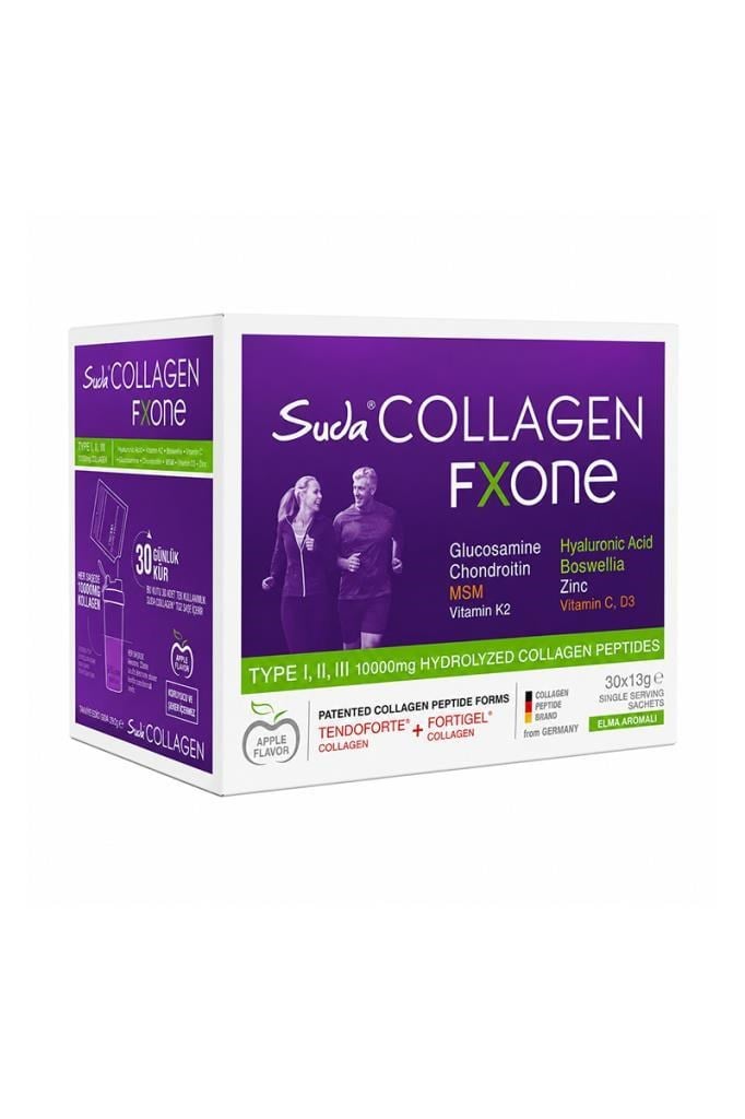 Suda Collagen FxOne Elma Aromalı 30x13 gr SaşeSuda Collagen