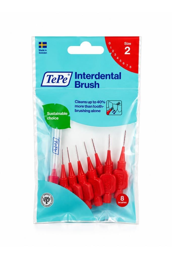 Tepe Arayüz Fırçası 0.5 Mm Kırmızı 8LiTepe