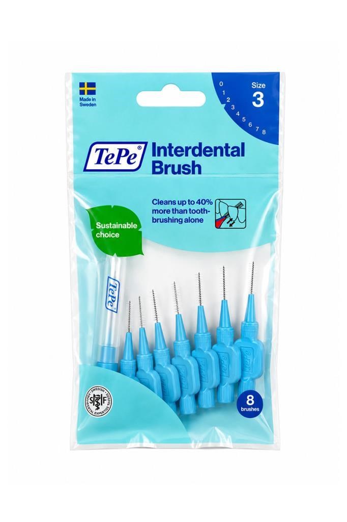 Tepe Original Mavi 0.6 mm 8li Arayüz FırçasıTepe