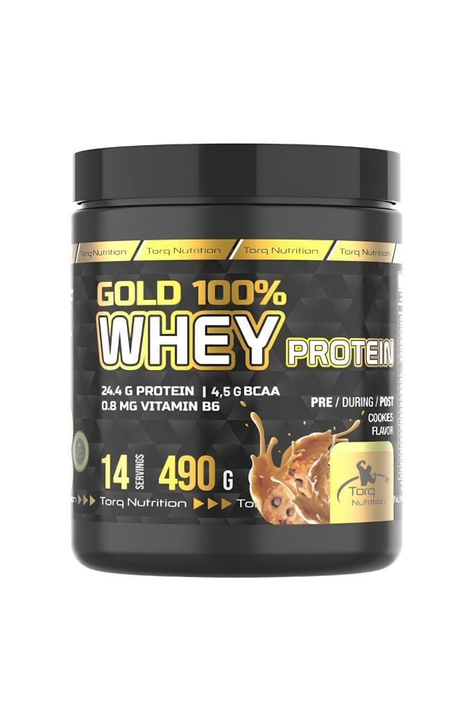 Torq Nutrition Gold Whey Protein Kurabiye 490 grTorq Nutrition Gold Whey Protein Kurabiye Aromalı 490 grTorq Nutrition