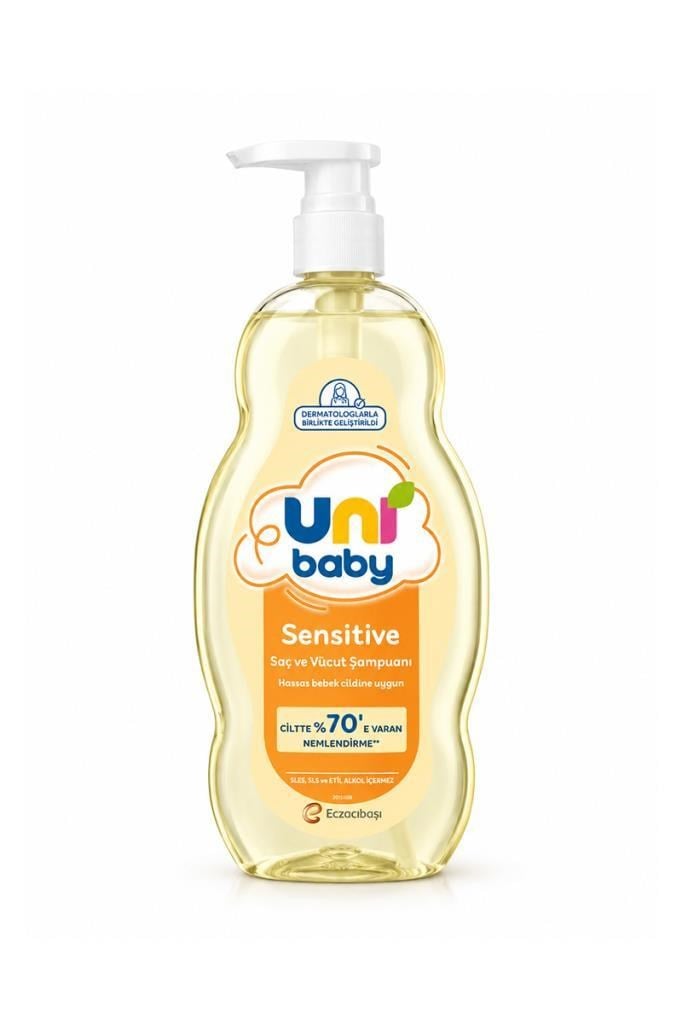 Uni Baby Sensitive Saç ve Vücut Şampuanı 900 mlUni Baby
