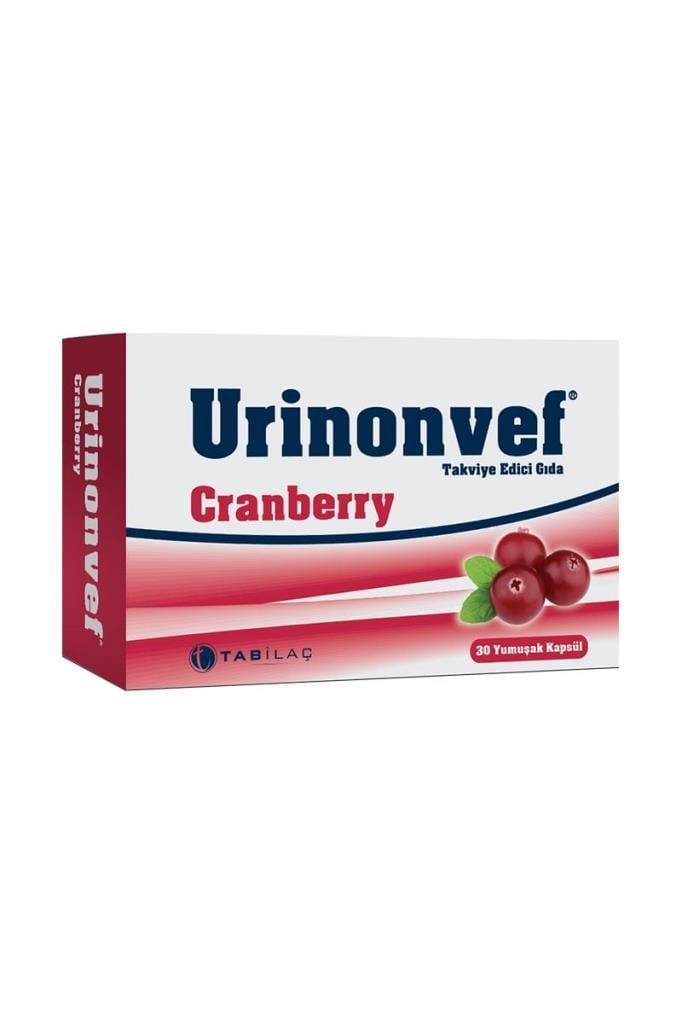 Urinonvef Cranberry 30 Kapsül Takviye  Urinonvef Cranberry 30 KapsülUrinonvef