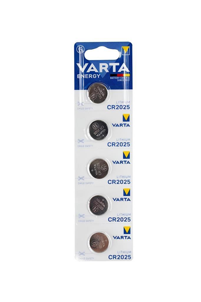 Varta Blister Lityum Pil 5li CR2025Varta Blister Lityum Pil 5li CR2025Varta
