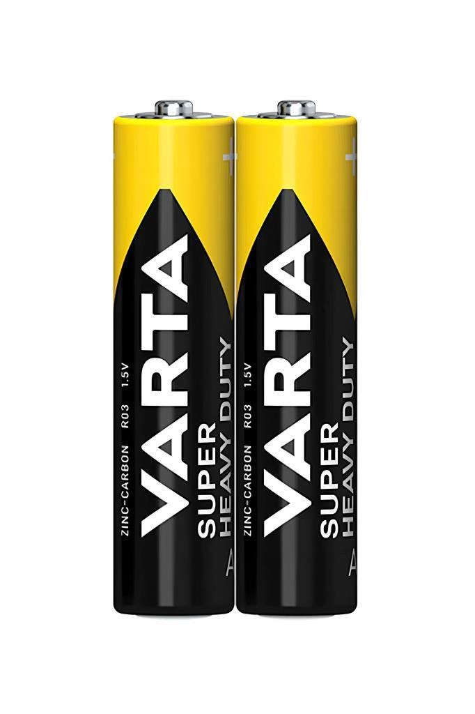 Varta Super Heavy Duty AAA Çinko-Karbon İnce Pil 2li Varta Super Heavy Duty Çinko Karbon 3 Aaa İnce Pil 2liVarta