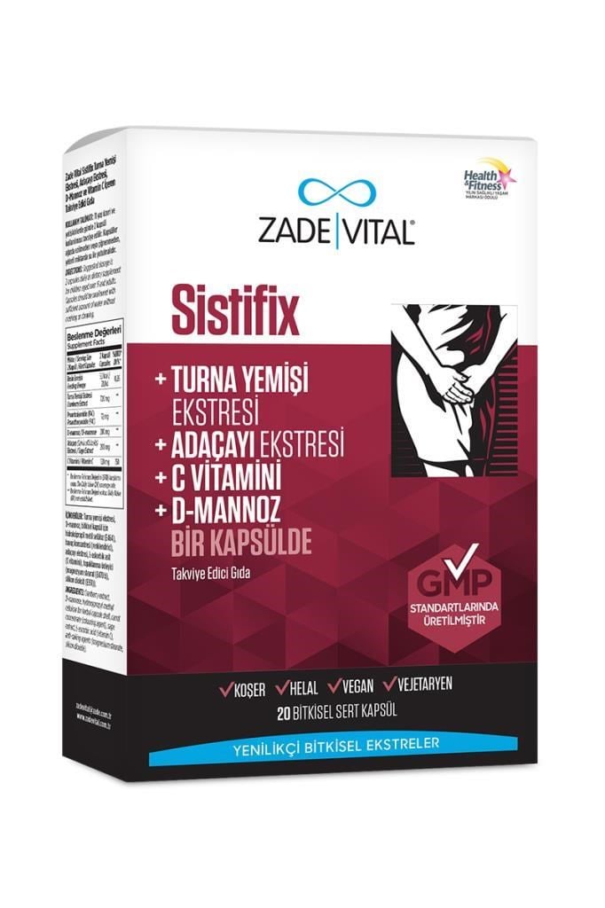 Zade Vital Sistifix 20 KapsülZade Vital
