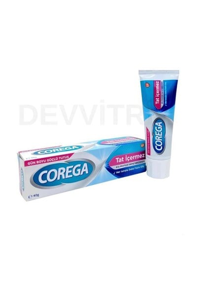 Corega Tat İçermez 40 gr Diş Protezi Yapıştırıcı Corega Tat İçermez 40 gr Protez Diş YapıştırıcıCorega