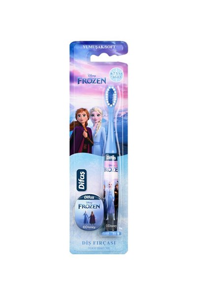 Difaş Disney Lisanslı Frozen 4-7 Yaş Çocuk Diş Fırçası