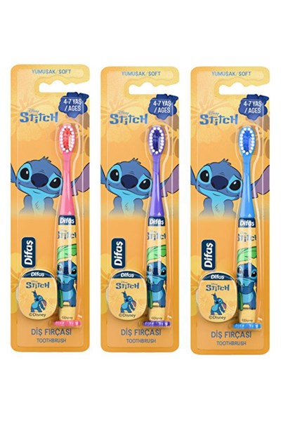 Difaş Disney Lisanslı Lilo & Stitch 4-7 Yaş Çocuk Diş Fırçası