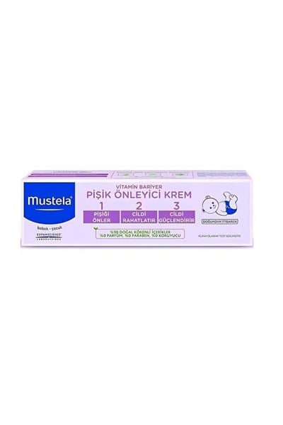 Mustela Vitamin Barrier 100 ml Pişik Kremi | Satın AlMustela Vitamin Barrier 1.2.3 Pişik Kremi 100 mlMustela