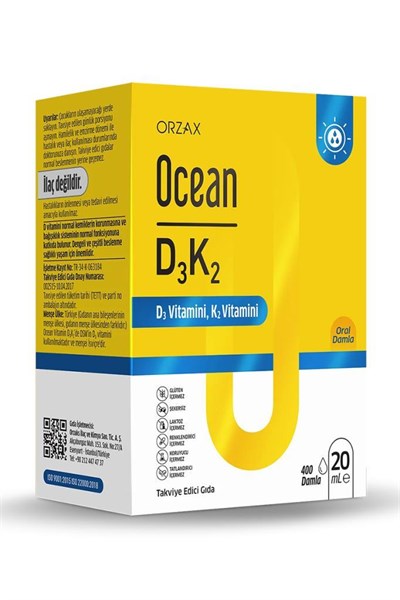 Ocean D3K2 Damla 20 ml